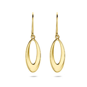 oorhangers franse haak 40 mm 14K geelgoud