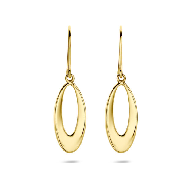 oorhangers franse haak 40 mm 14K geelgoud