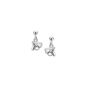 oorhangers paardenhoofd zilver gerhodineerd
