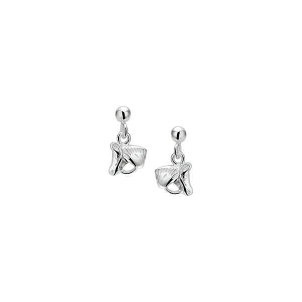 oorhangers paardenhoofd zilver gerhodineerd