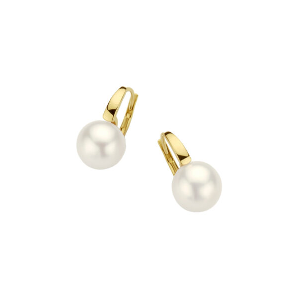 oorhangers parel brisur haak 14K geelgoud - Afbeelding 4