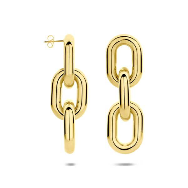 oorhangers schakel ion plating 65 mm edelstaal - Afbeelding 3