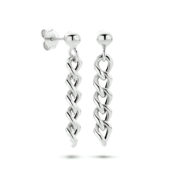 oorhangers schakel zilver gerhodineerd - Afbeelding 3