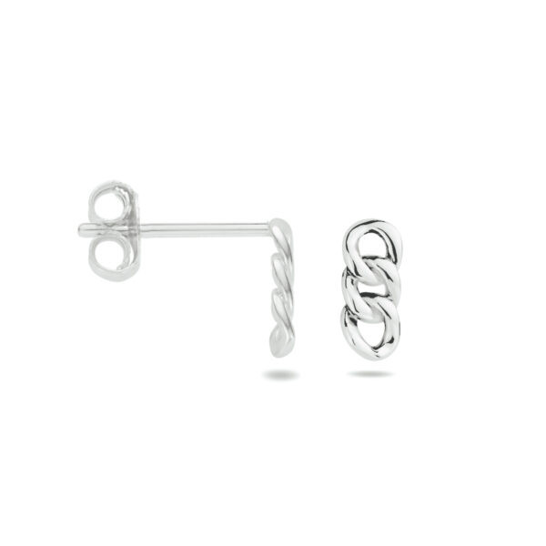 oorhangers schakel zilver gerhodineerd - Afbeelding 3