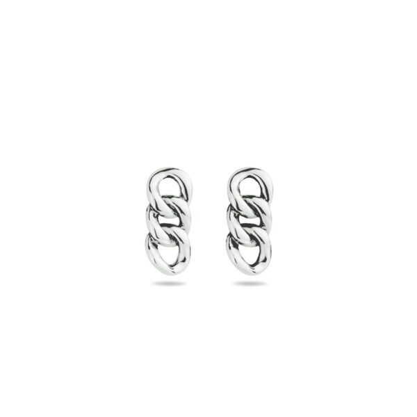 oorhangers schakel zilver gerhodineerd