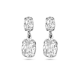 oorhangers swarovski zilver gerhodineerd