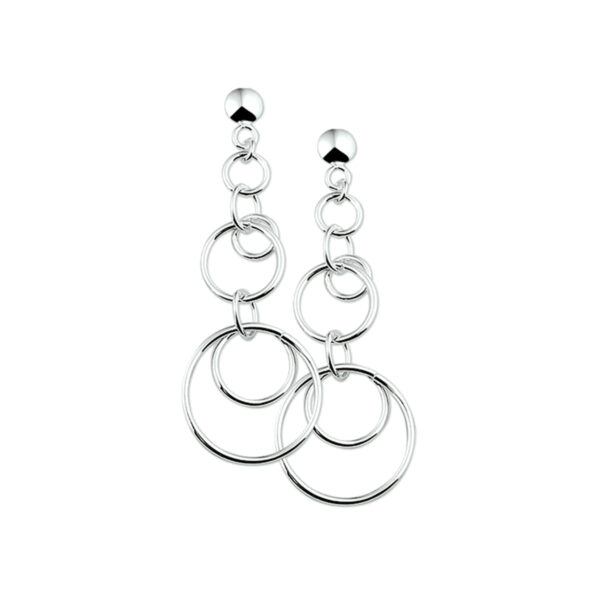 oorhangers zilver gerhodineerd