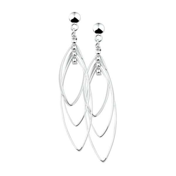 oorhangers zilver gerhodineerd