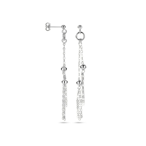 oorhangers zilver gerhodineerd - Afbeelding 3