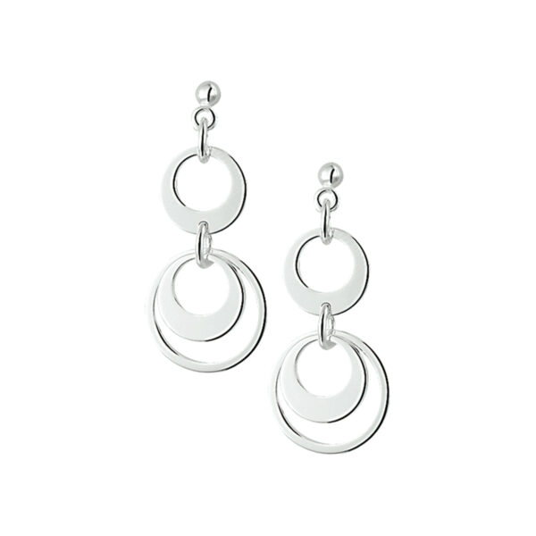 oorhangers zilver gerhodineerd