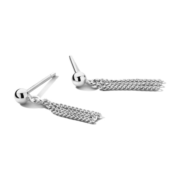 oorhangers zilver gerhodineerd - Afbeelding 4