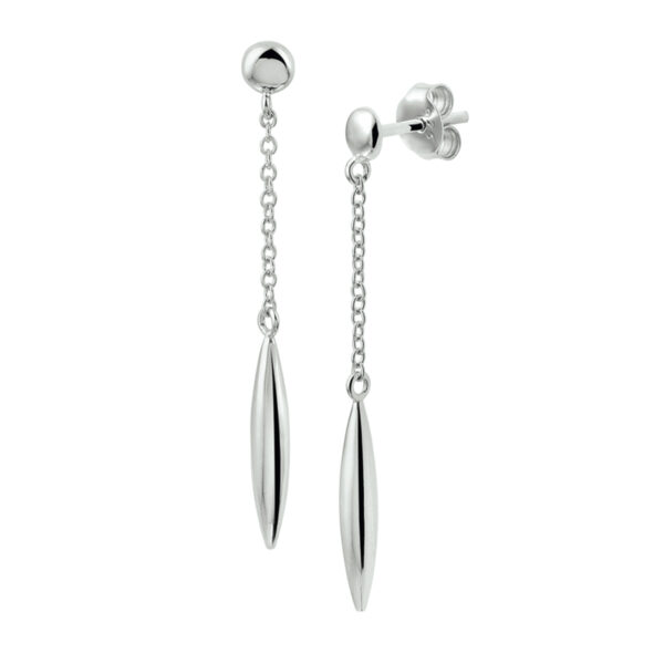 oorhangers zilver gerhodineerd