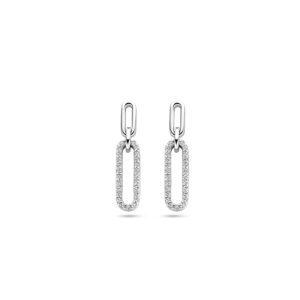 oorhangers zirkonia zilver gerhodineerd