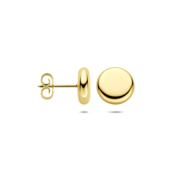 oorknoppen 10 mm 14K geelgoud - Afbeelding 3