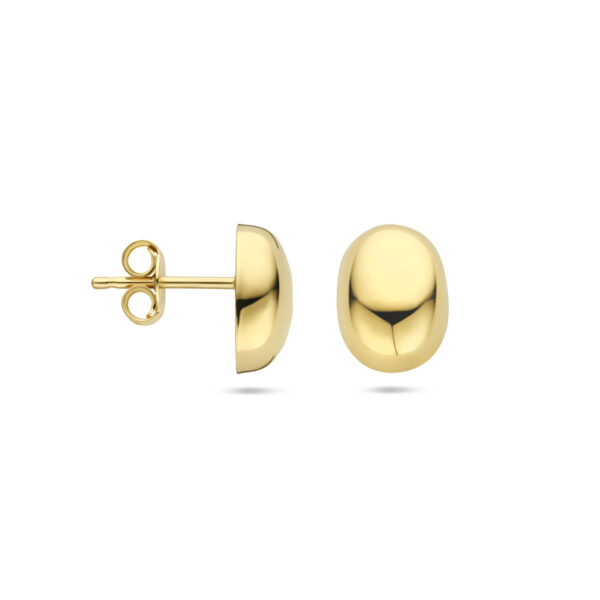 oorknoppen 10 mm 14K geelgoud - Afbeelding 3