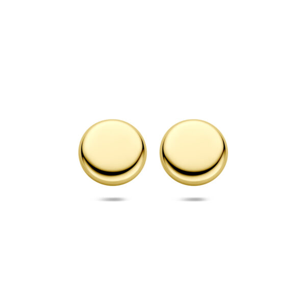 oorknoppen 10 mm 14K geelgoud