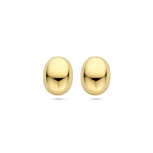 oorknoppen 13 mm 14K geelgoud