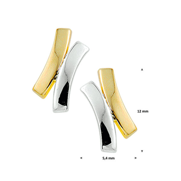 oorknoppen 14K geelgoud - Afbeelding 3