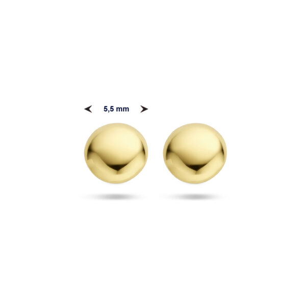 oorknoppen 14K geelgoud - Afbeelding 4