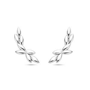oorknoppen 20 mm zilver gerhodineerd