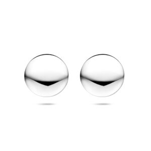 oorknoppen 20 mm zilver gerhodineerd