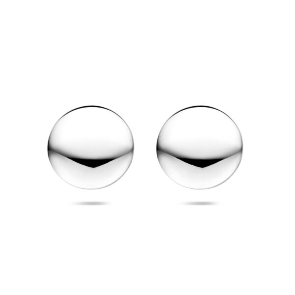 oorknoppen 20 mm zilver gerhodineerd