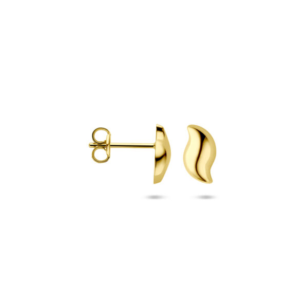 oorknoppen 8 mm 14K geelgoud - Afbeelding 3