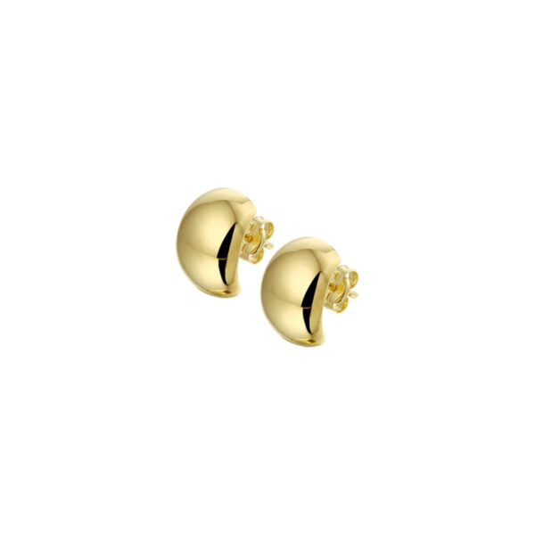 oorknoppen 9 mm 14K geelgoud
