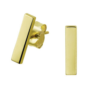 oorknoppen balkje 14K geelgoud