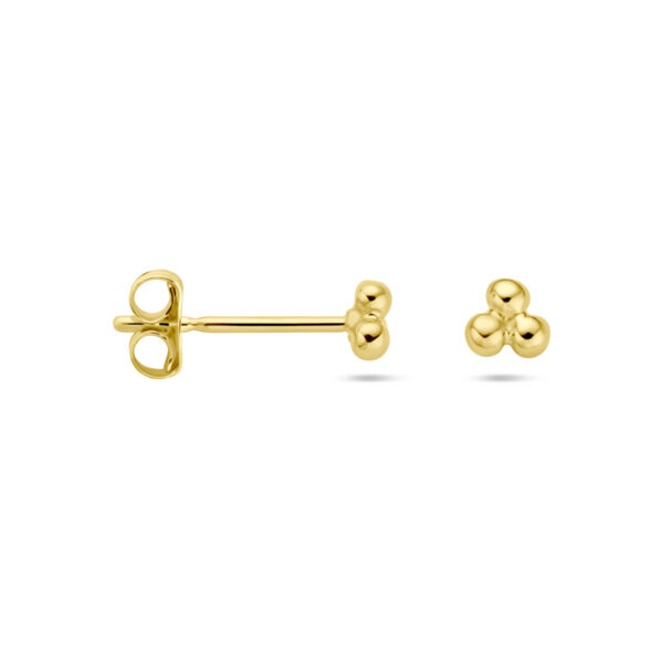 oorknoppen bolletjes 14K geelgoud - Afbeelding 3