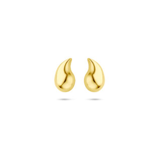 oorknoppen druppel 8,5 mm 14K geelgoud