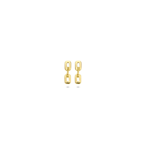oorknoppen schakel 7 mm 14K geelgoud