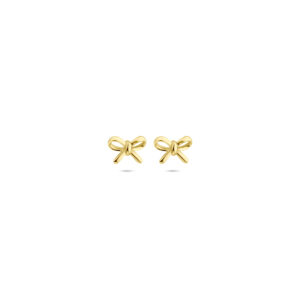 oorknoppen strik 4,5 mm 14K geelgoud