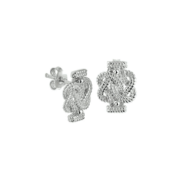 oorknoppen surinaamse mattenklopper zilver gerhodineerd