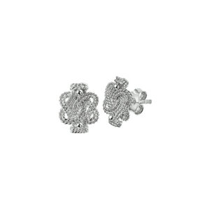 oorknoppen surinaamse mattenklopper zilver gerhodineerd