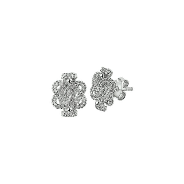 oorknoppen surinaamse mattenklopper zilver gerhodineerd