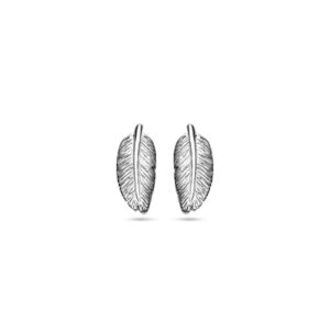 oorknoppen veer 12 mm zilver gerhodineerd