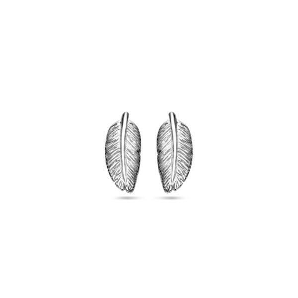 oorknoppen veer 12 mm zilver gerhodineerd