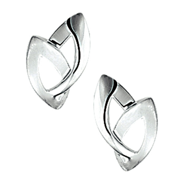 oorknoppen zilver gerhodineerd