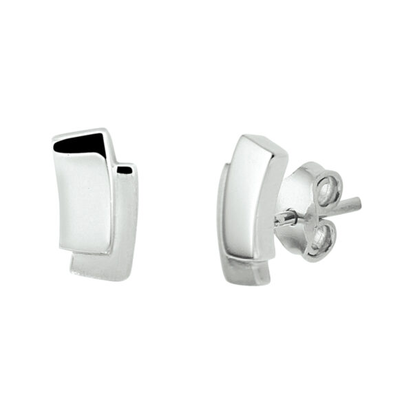 oorknoppen zilver gerhodineerd