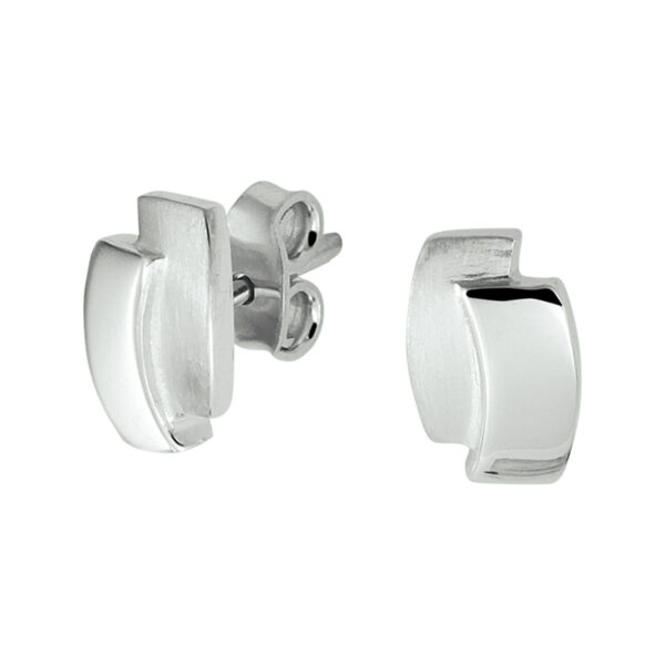 oorknoppen zilver gerhodineerd