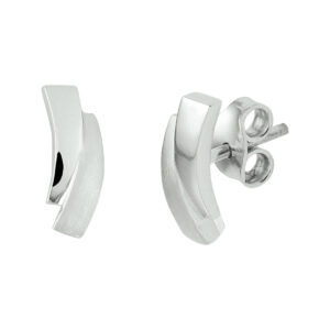 oorknoppen zilver gerhodineerd