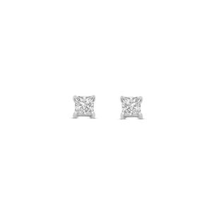 oorknoppen zirkonia 3,5 mm zilver gerhodineerd
