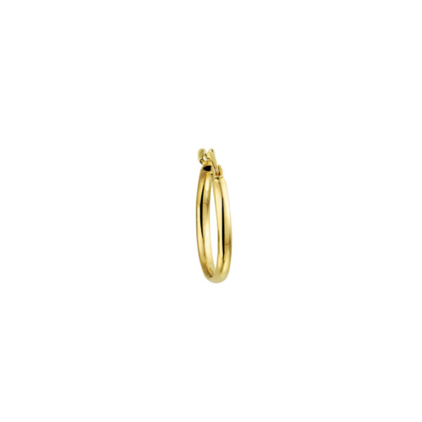 oorring 16,5 mm per stuk 14K geelgoud - Afbeelding 2