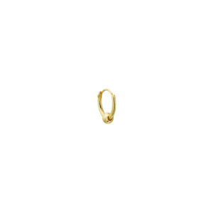 oorring bol per stuk 14K geelgoud