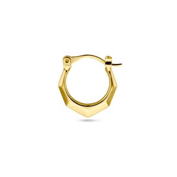 oorring lapide per stuk 14K geelgoud - Afbeelding 3