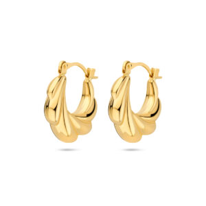 oorringen 19 mm 14K geelgoud