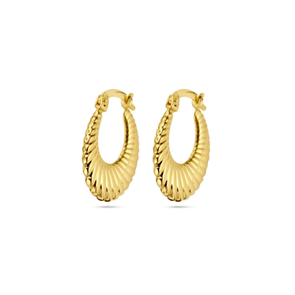 oorringen 19 mm 14K geelgoud