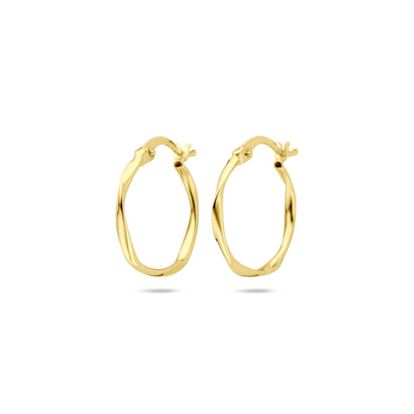 oorringen 20 mm 14K geelgoud