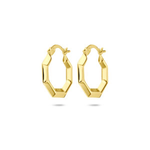 oorringen 20 mm 14K geelgoud